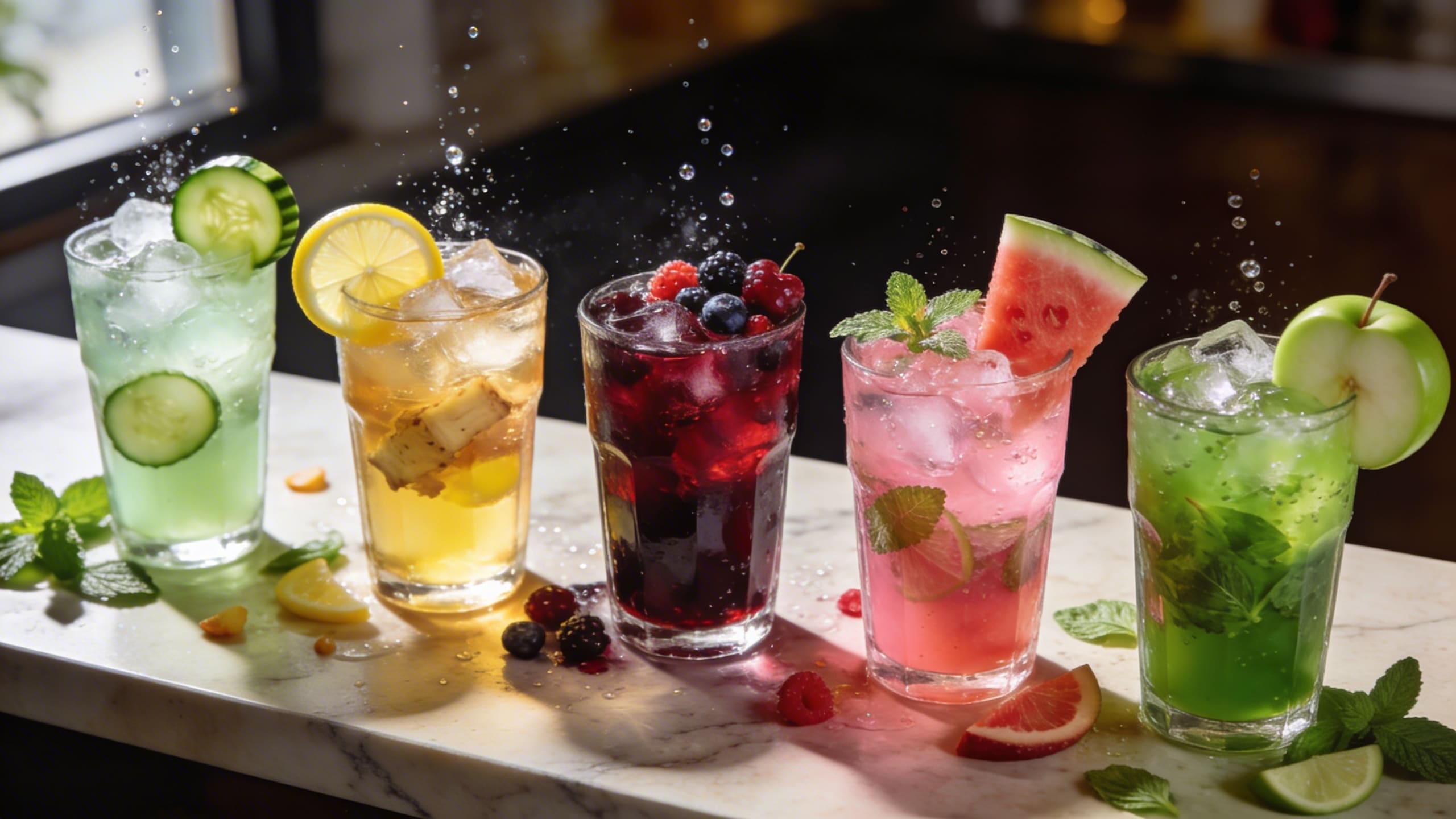 low calorie mocktails