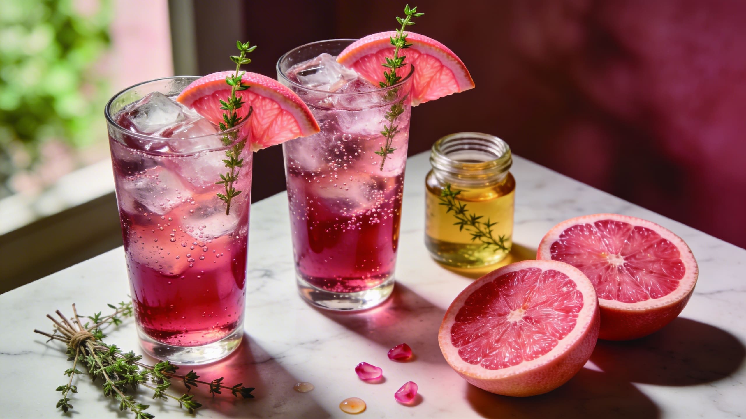 Pink Grapefruit Mocktail